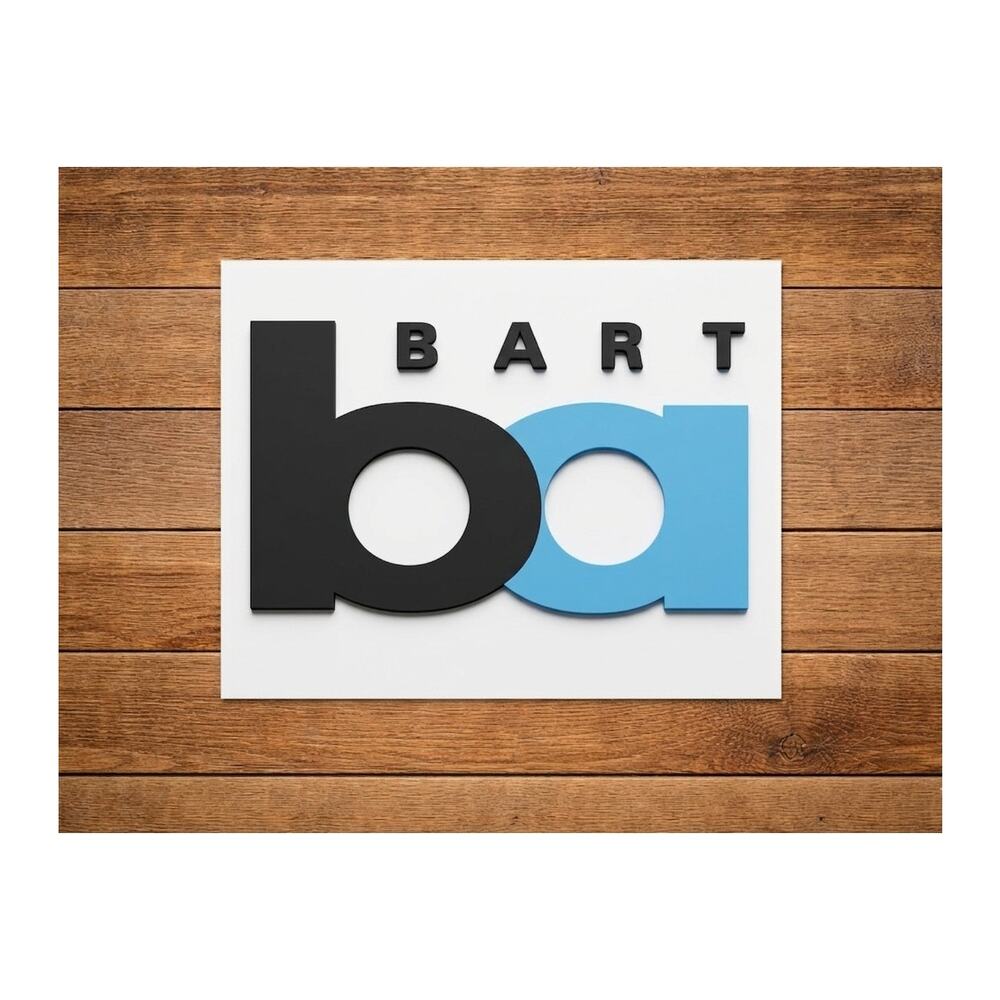 BART Bay Area Rapid Transit Sign California Public Transport Train Rail Railway